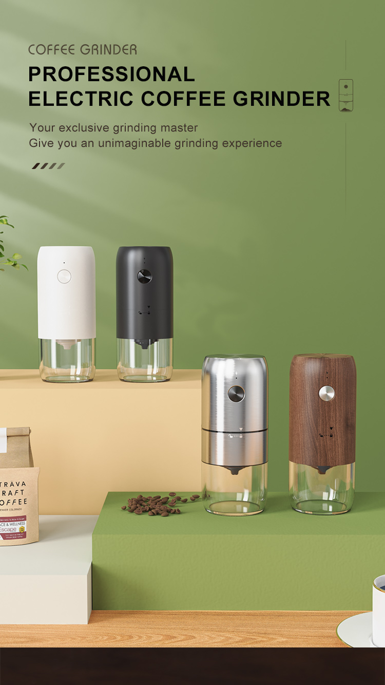 KELITONG Premium Stainless Steel Electric Coffee Bean Grinder KMDJ-4A Ceramic Burr Version