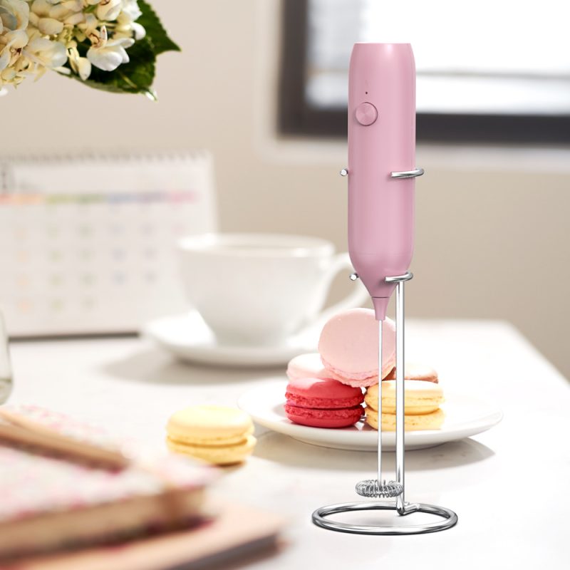 Milk Foamer KJBQ-7-BS with Base KLT Rechargeable Electric Milk Frother Automatic Milk Forther Coffee Foamer Mixer Coffee Kitchen - Image 7