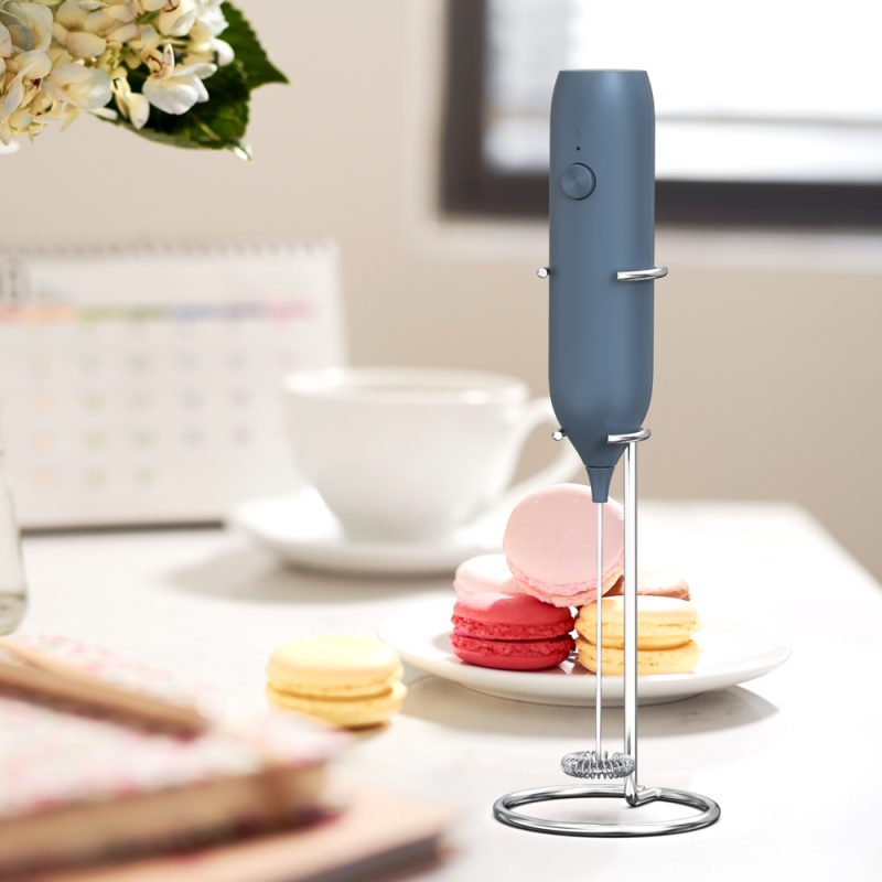 Milk Foamer KJBQ-7-BS with Base KLT Rechargeable Electric Milk Frother Automatic Milk Forther Coffee Foamer Mixer Coffee Kitchen - Image 6