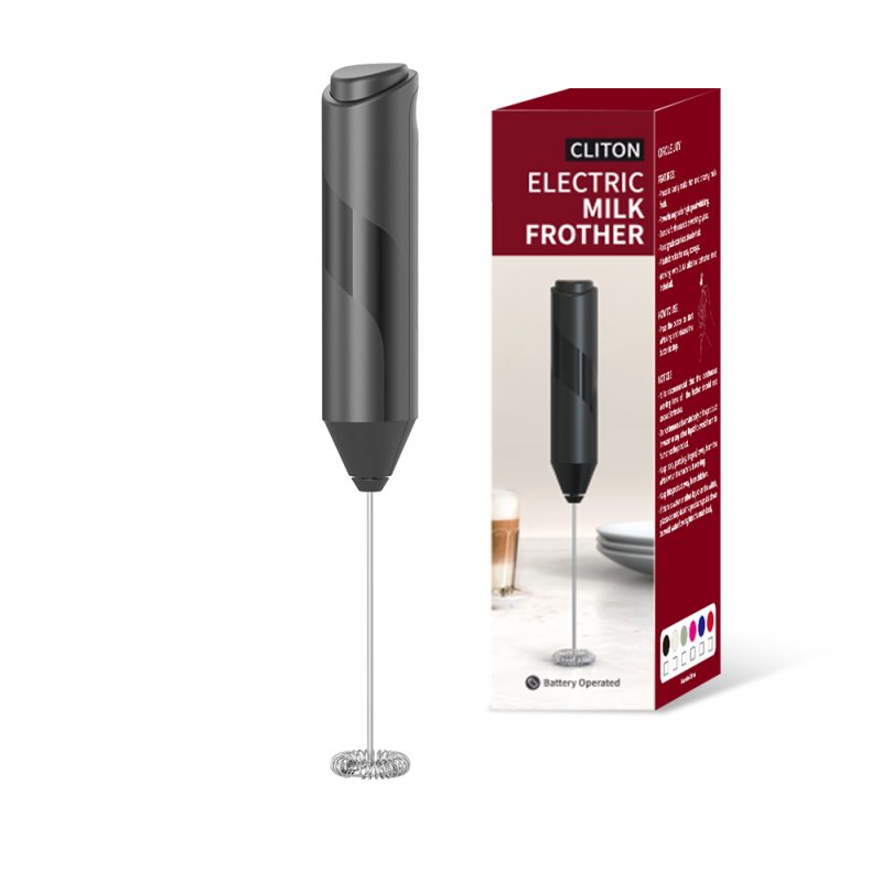 KJBQ-4 KLT Dark Knight Series Alkaline Battery Electric Milk Frother Automatic Milk Forther Coffee Foamer Mixer  Coffee Kitchen - Image 10
