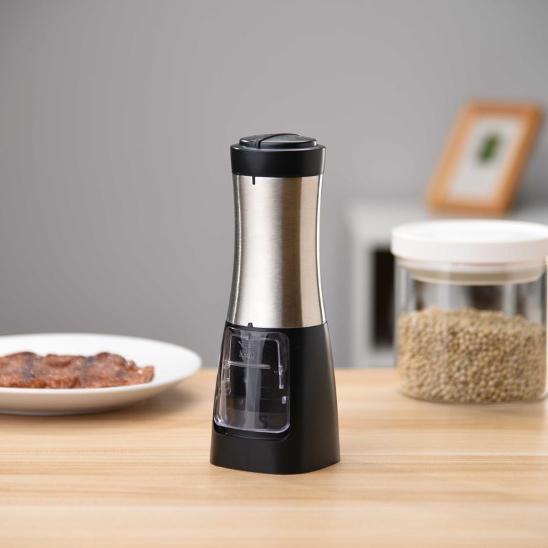 KYMQ-8A/8B/8C 2 in 1 Multifunctional Pepper Grinder Base Charging Rechargeable Pepper and Salt Electric Shaker Grinder Mill with Base Kitchen Tools and Utensils - Image 4