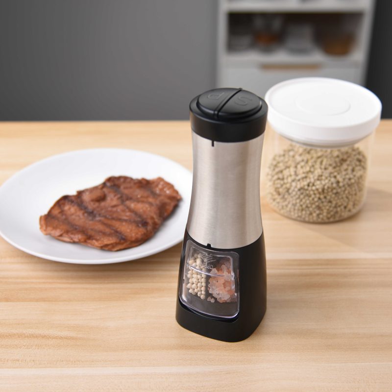 KYMQ-8A/8B/8C 2 in 1 Multifunctional Pepper Grinder Base Charging Rechargeable Pepper and Salt Electric Shaker Grinder Mill with Base Kitchen Tools and Utensils - Image 13