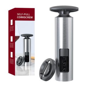 KLT Manual Wine Bottle Opener Corkscrew Set (T-shape) KH-002001 - KLT (ZHUHAI KELITONG ELECTRONIC CO., LTD.)