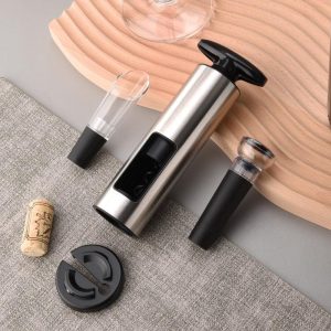 KLT Manual Wine Bottle Opener Corkscrew Set (T-shape) KH-002001 - KLT (ZHUHAI KELITONG ELECTRONIC CO., LTD.)