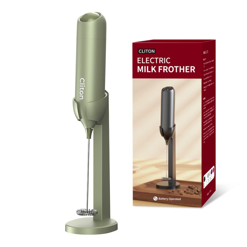 KJBQ-21-BSA7 KLT Alkaline Batteries Electric Milk Frother Automatic Milk Forther Coffee Foamer Mixer Coffee Kitchen with an Innovative Stand - Image 22