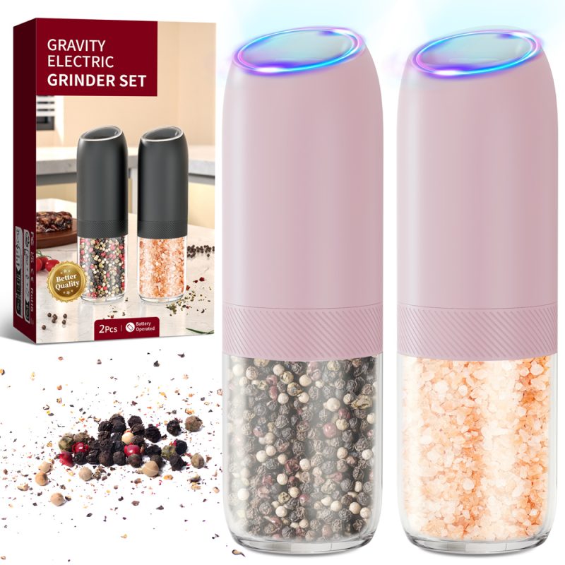 KYMQ-61B KLT New Arrival Alkaline Battery Gravity Sensing Pepper And Salt Grinder Mill - Image 2
