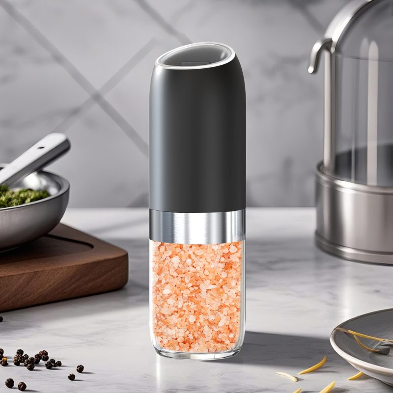 KYMQ-60B KLT New Arrival Alkaline Battery Gravity Sensing Pepper And Salt Grinder Mill - Image 3