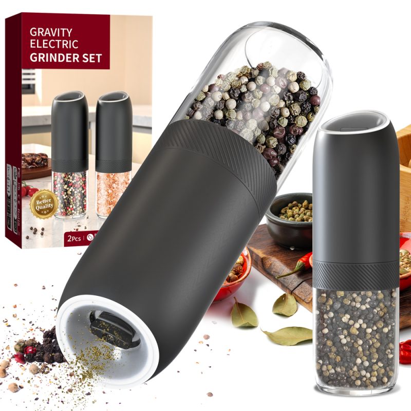 KYMQ-61B KLT New Arrival Alkaline Battery Gravity Sensing Pepper And Salt Grinder Mill - Image 3