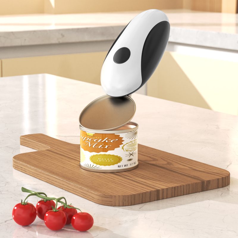KELITONG (KLT) - China Factory, Professional B2B Supplier and OEM Manufacturer KGQ-5A KLT New Arrival Rechargeable Electric Can Opener White - Image 12