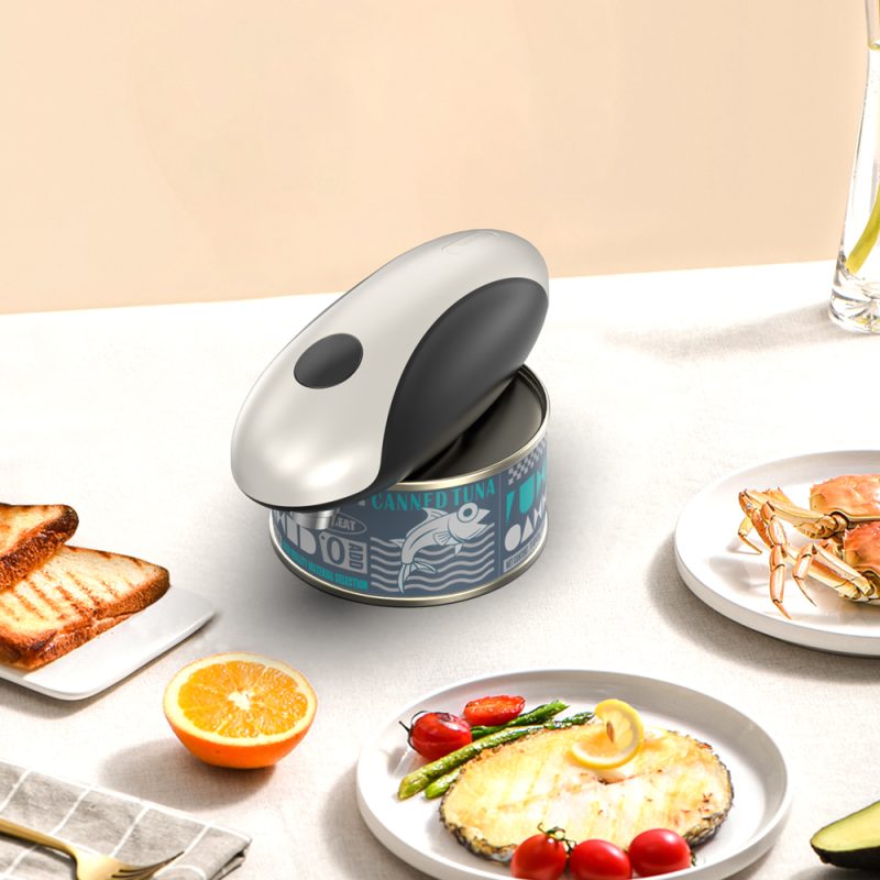 KELITONG (KLT) - China Factory, Professional B2B Supplier and OEM Manufacturer KGQ-5A KLT New Arrival Rechargeable Electric Can Opener White - Image 11