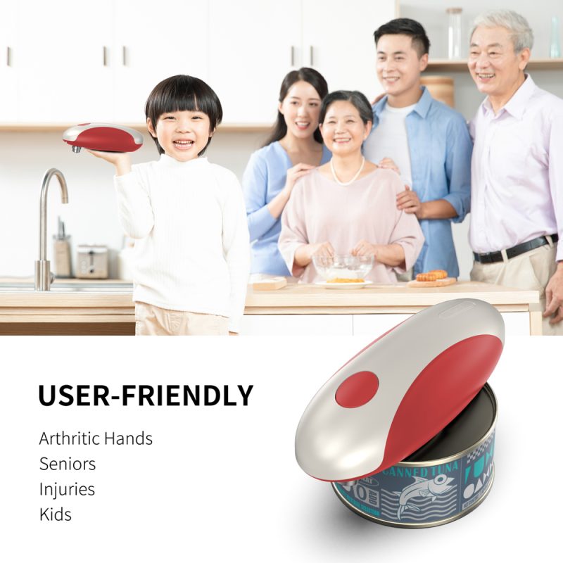 KGQ-5A KLT New Arrival Rechargeable Electric Can Opener Red - Image 12