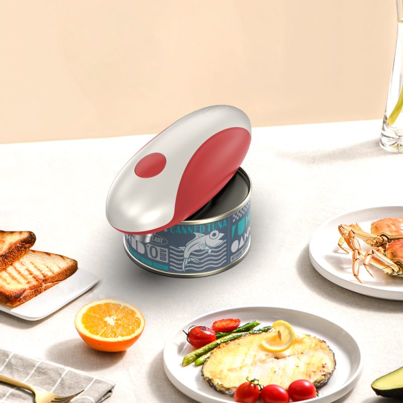 KGQ-5A KLT New Arrival Rechargeable Electric Can Opener Red - Image 14