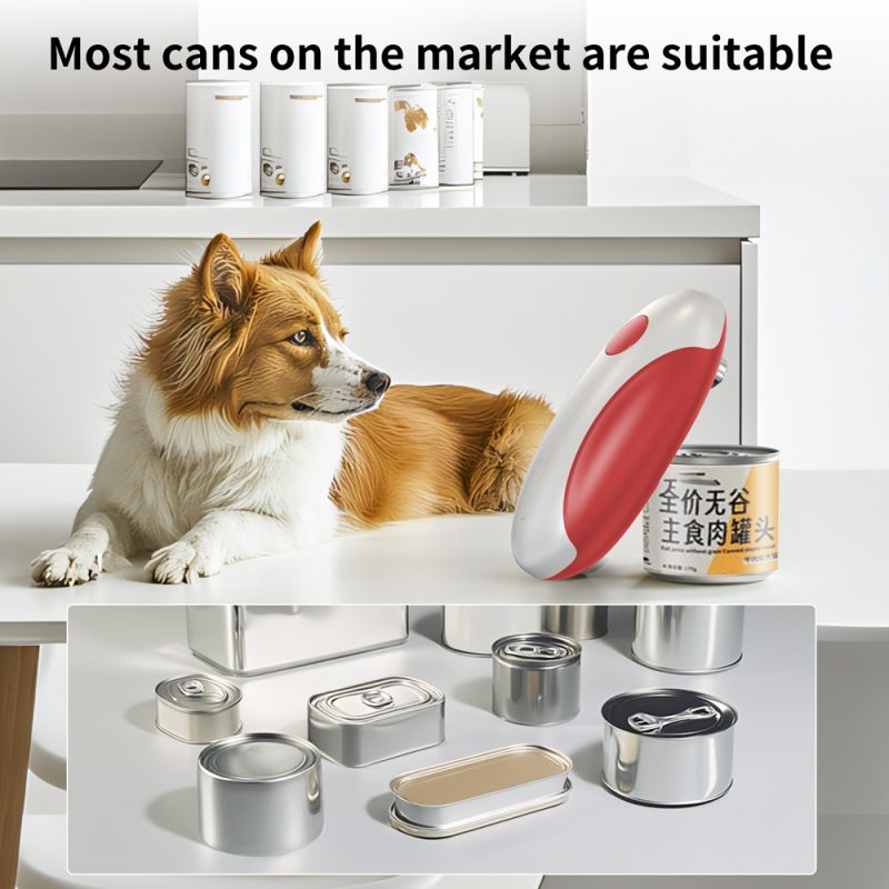 KGQ-5A KLT New Arrival Rechargeable Electric Can Opener Red - Image 9