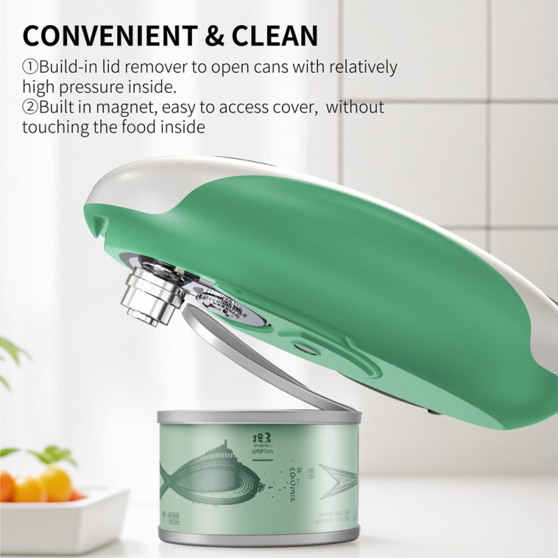 KGQ-5A KLT New Arrival Rechargeable Electric Can Opener Green - Image 6