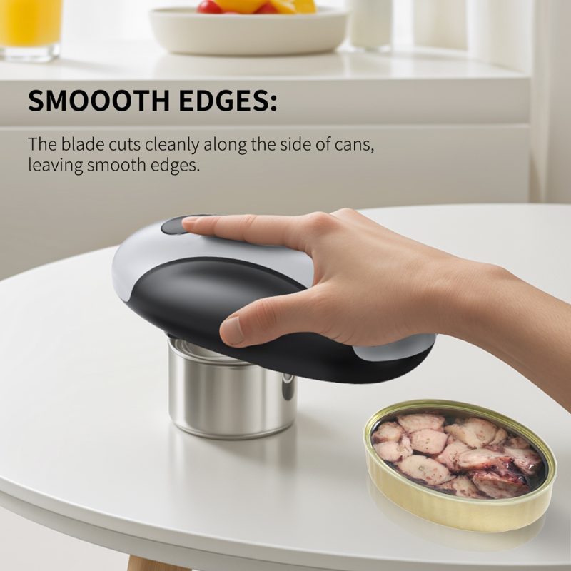KELITONG (KLT) - China Factory, Professional B2B Supplier and OEM Manufacturer KGQ-5A KLT New Arrival Rechargeable Electric Can Opener White - Image 6