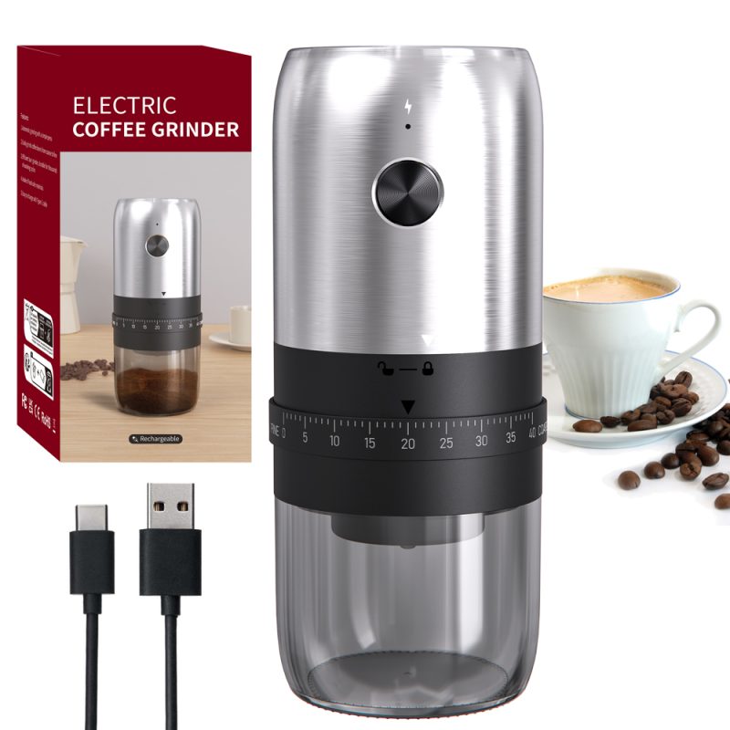 KMDJ-4AW KLT Electric Coffee Grinder Ceramic Grinding Burr Version with External Coarseness Adjustment Ring