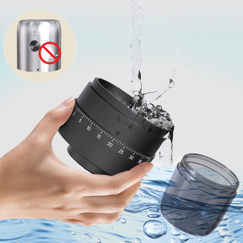 KMDJ-4AW KLT Electric Coffee Grinder Ceramic Grinding Burr Version with External Coarseness Adjustment Ring - Image 8