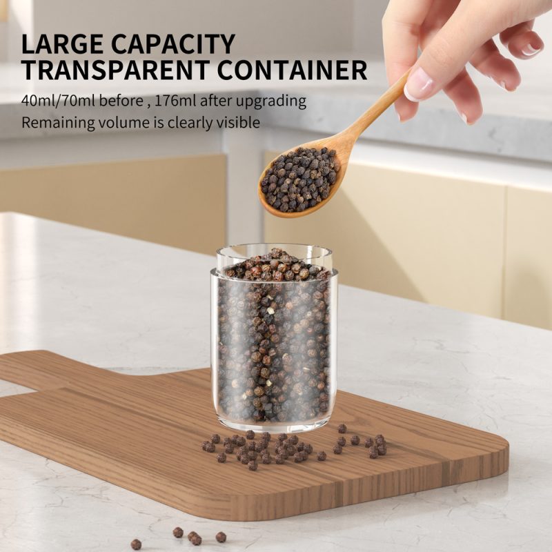 DGS-KYMQ-71A KLT New Arrival Gravity Sensing Rechargeable Electric Salt And Pepper Grinder - Image 2