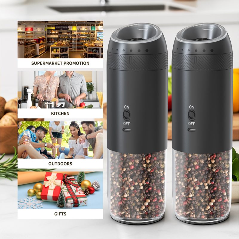 DGS-KYMQ-71A KLT New Arrival Gravity Sensing Rechargeable Electric Salt And Pepper Grinder - Image 8