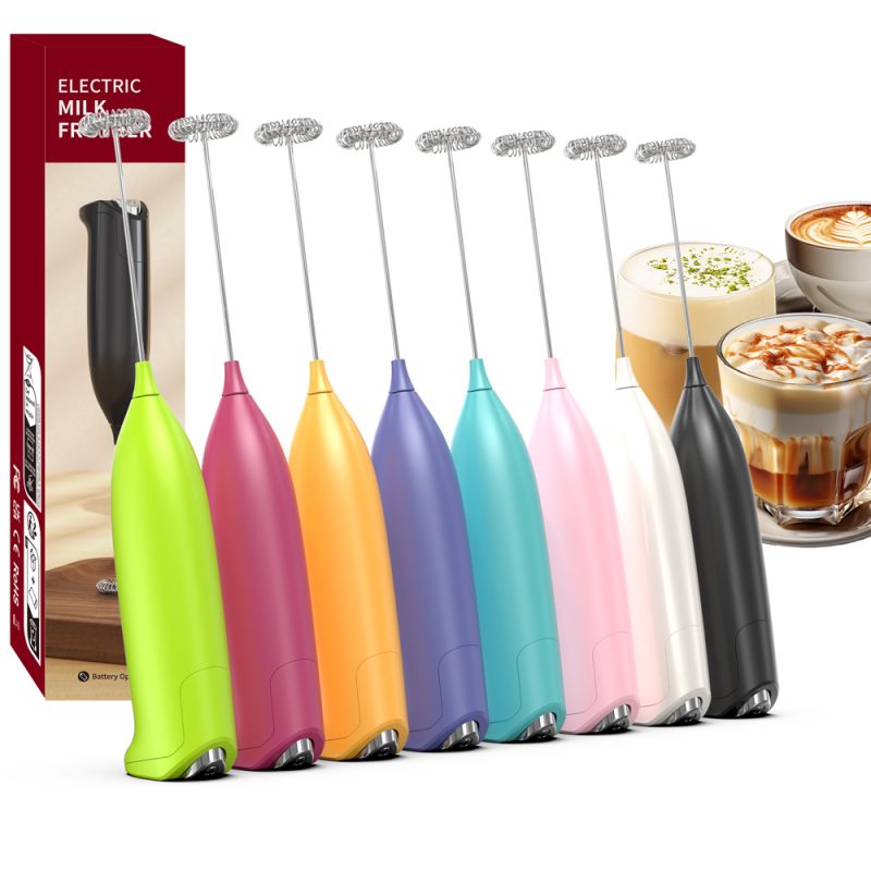 2025 Milk Frother KJBQ-93 KLT Multiple Colors Alkaline Batteries Electric Milk Frother Automatic Milk Forther Coffee Foamer Mixer Coffee Kitchen - Image 11
