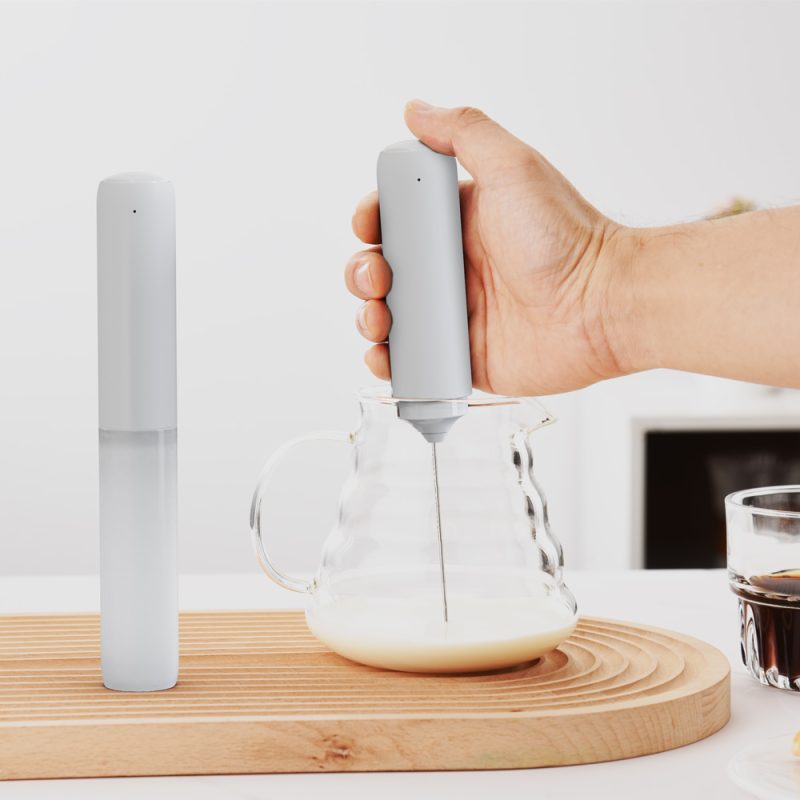 KJBQ-65 KLT Multiple Colors Rechargable Portable Electric Milk Frother Automatic Milk Forther Coffee Foamer Mixer Coffee Kitchen with Storage Sleeve - Image 15