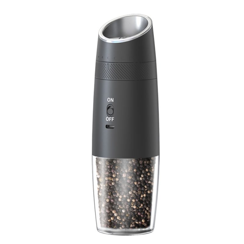 KYMQ-48A KLT New Arrival Rechargeable Gravity Sensing Electric Gravity Sensing Pepper And Salt Grinder Mill with External Coarseness Adjustable Ring - Image 2