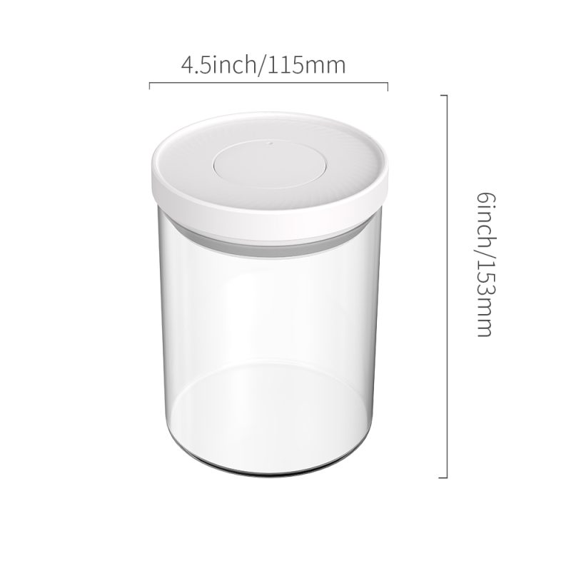 KZ-005 KLT New Arrival One-touch Pressing Vacuum Food Container Coffee Bean Container Preserver - Image 15