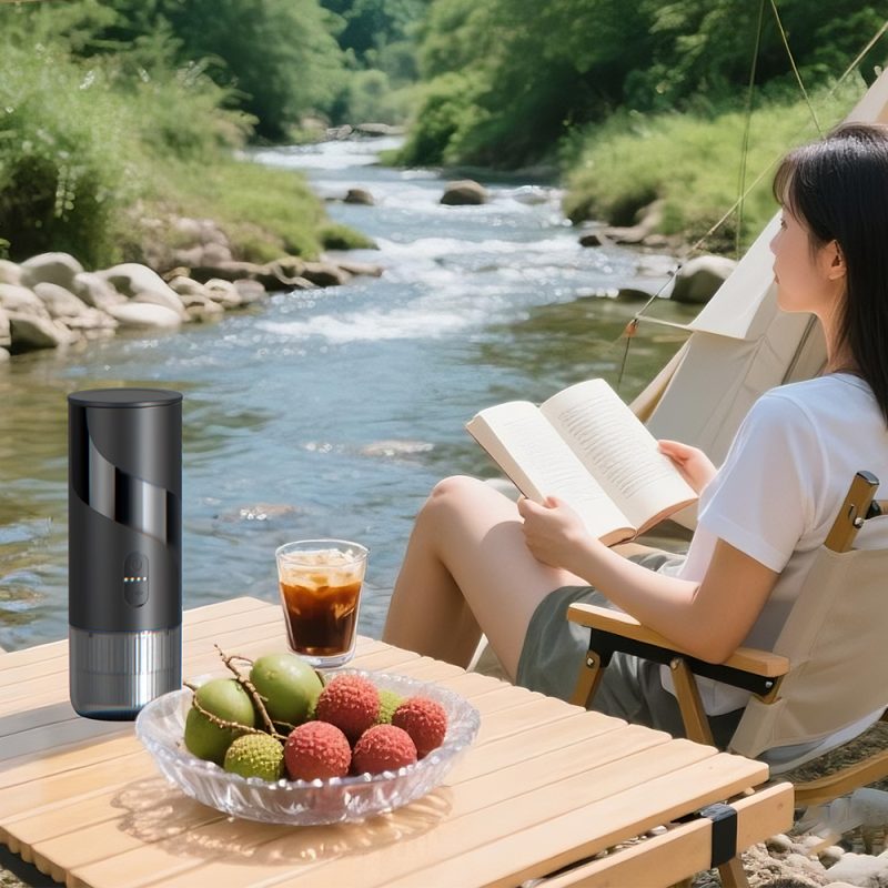 Portable Espresso Coffee Maker KFJ-1S-S1201C1 Rechargeable Electric Portable Espresso Machine Source Factory KELITONG - Image 9