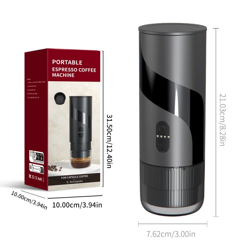 Portable Espresso Coffee Maker KFJ-1S-S1201C1 Rechargeable Electric Portable Espresso Machine Source Factory KELITONG - Image 13