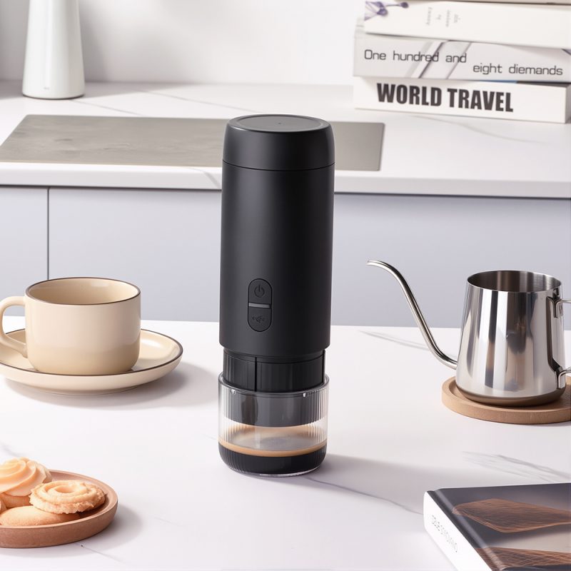 Portable Espresso Maker Electric for Travel Mini Coffee Machine KFJ-2S-S1201C1 Rechargeable Electric Coffee Maker Source Factory KELITONG - Image 9